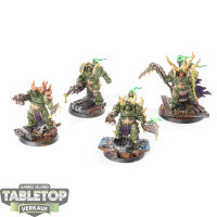 Death Guard - 4 Lord of Contagion with Blightlord...