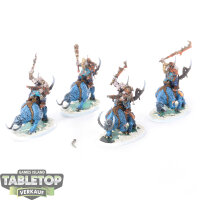 Ogor Mawtribes - 4 Mournfang Pack - bemalt