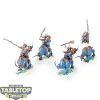 Ogor Mawtribes - 4 Mournfang Pack - bemalt