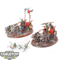 Gloomspite Gitz - 2 Sunsteala Wheelas - bemalt