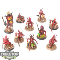 Blades of Khorne - 10x Bloodletters - teilweise bemalt