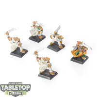 Skaven - 5x Gutter Runners - teilweise bemalt