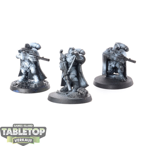 Space Marines - 3x Eliminators - teilweise bemalt