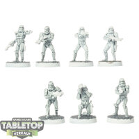 Imperium - 7 Stormtroopers  - teilweise bemalt