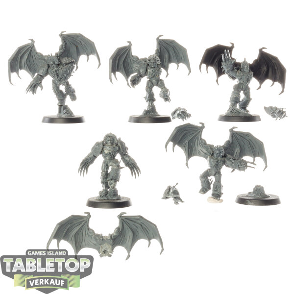 Chaos Space Marines - 5x Possessed klassisch - teilweise bemalt