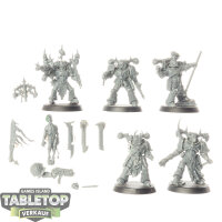 Chaos Space Marines - 5x Chaos Space Marines - unbemalt