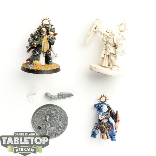 Black Templars - 3x Bladeguard Veteran Squad - teilweise bemalt