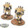 Imperial Knights - 2x Armiger Helverins - teilweise bemalt