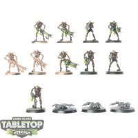 Necrons - 10x Necron Warriors - teilweise bemalt