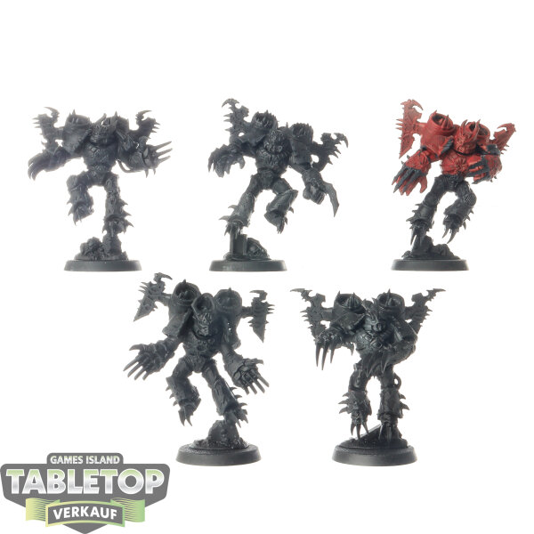 Chaos Space Marines - 5x Warp Talons - teilweise bemalt