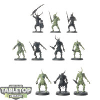 Maggotkin of Nurgle - 10x Plaguebearers - teilweise bemalt