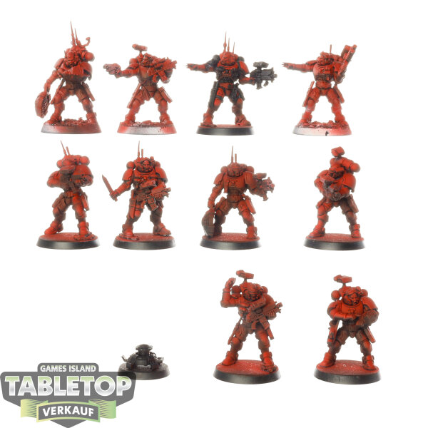 Blood Angels - 10x Incursor Squad - teilweise bemalt
