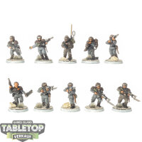Astra Militarum - 10x Cadian Shock Troops klassisch -...