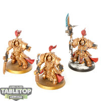 Adeptus Custodes - 3x Allarus Custodians - teilweise bemalt
