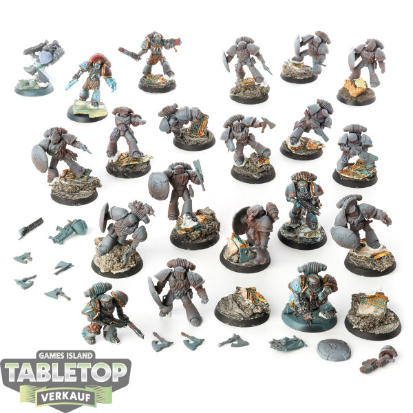 Horus Heresy - 20x MKIII Tactical Squad - teilweise bemalt