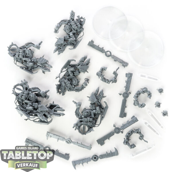 Orks - 3x Deffkoptas - unbemalt