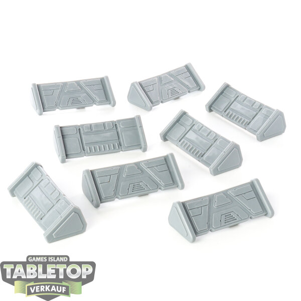 Gelände - 8x Barricades Pack - unbemalt