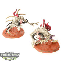 Slaves to Darkness - 2 Chaos Spawn - bemalt