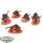 Blades of Khorne - 5 Flesh Hounds - teilweise bemalt