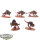 Blades of Khorne - 5 Flesh Hounds - bemalt