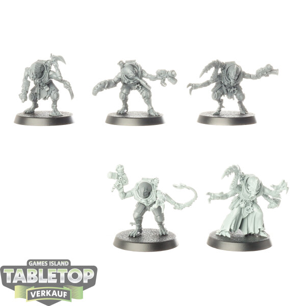 Genestealer Cults - 5 Hybrid Metamorphs - unbemalt