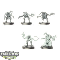 Genestealer Cults - 5 Hybrid Metamorphs - unbemalt