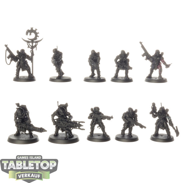 Genestealer Cults - 10 Neophyte Hybrids - grundiert