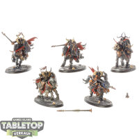 Slaves to Darkness - 5 Chaos Knights - bemalt