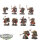 Slaves to Darkness - 10 Chaos Warriors - bemalt