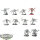 Tyraniden - 10 Genestealers - teilweise bemalt