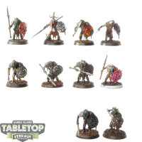 Orruk Warclans - 10 Gutrippaz - teilweise bemalt