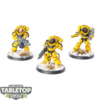 Imperial Fists - 3 Primaris Eradicators - bemalt