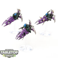 Drukhari - 3x Reavers - teilweise bemalt