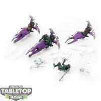 Drukhari - 3x Reavers - teilweise bemalt