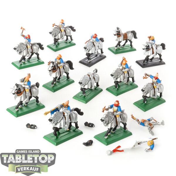 Empire of Man - 12x Empire Knights - teilweise bemalt