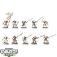 Skaven - 10x Stormvermin - teilweise bemalt