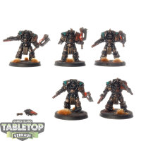 Horus Heresy - 5x Justaerin Terminator Squad - bemalt