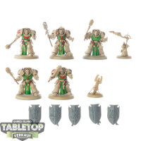 Dark Angels - 5x Deathwing Knights - teilweise bemalt