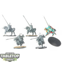 Slaves to Darkness - 5x Chaos Knights - teilweise bemalt