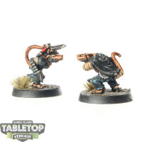 Skaven - 2x Gutter Runners - bemalt