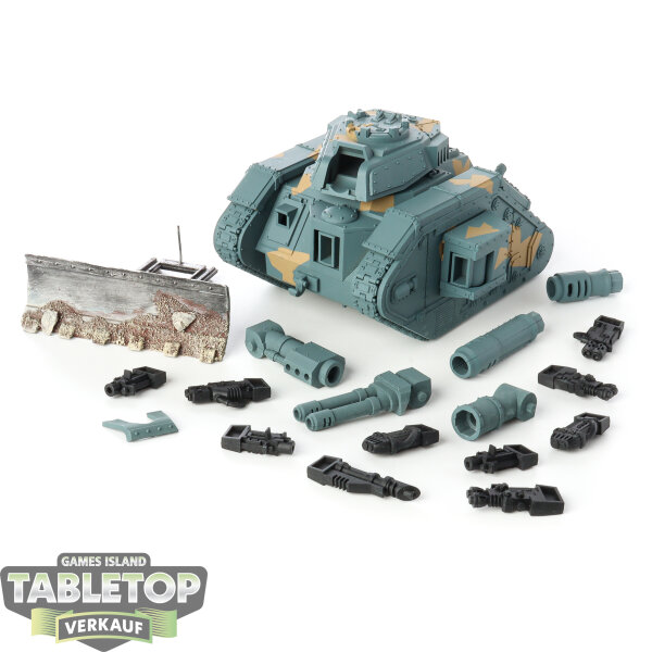 Astra Militarum - Leman Russ Battle Tank - teilweise bemalt