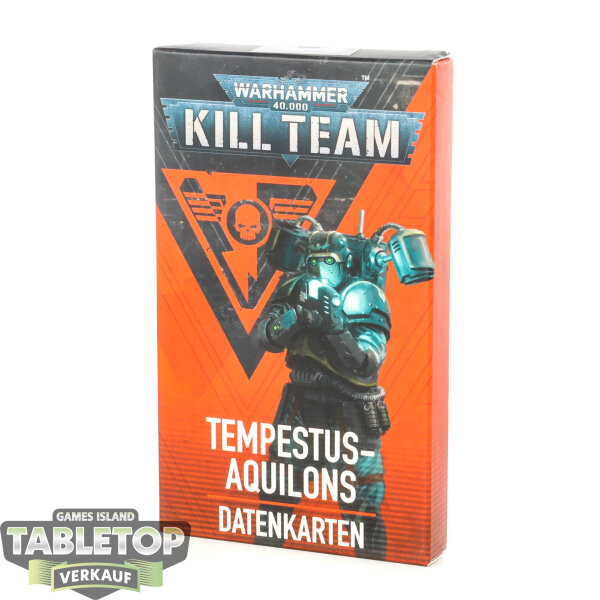 Kill Team - Tempestus Aquilons Datacards - deutsch