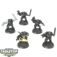 Space Marines - 5 Scouts klassisch - teilweise bemalt
