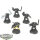 Space Marines - 5 Scouts klassisch - teilweise bemalt
