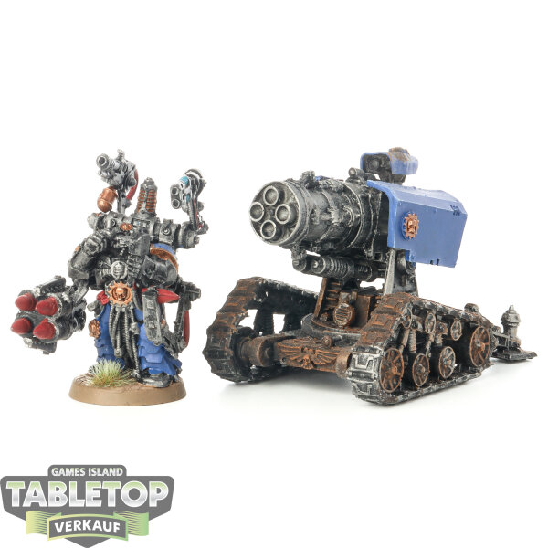 Ultramarines - Thunderfire Cannon & Techmarine klassisch - bemalt