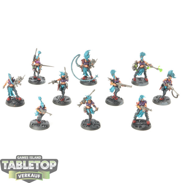 Necromunda - 10 Escher Gang - bemalt