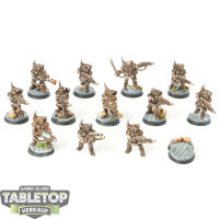 Astra Militarum - 10 x Kasrkin klassisch - bemalt