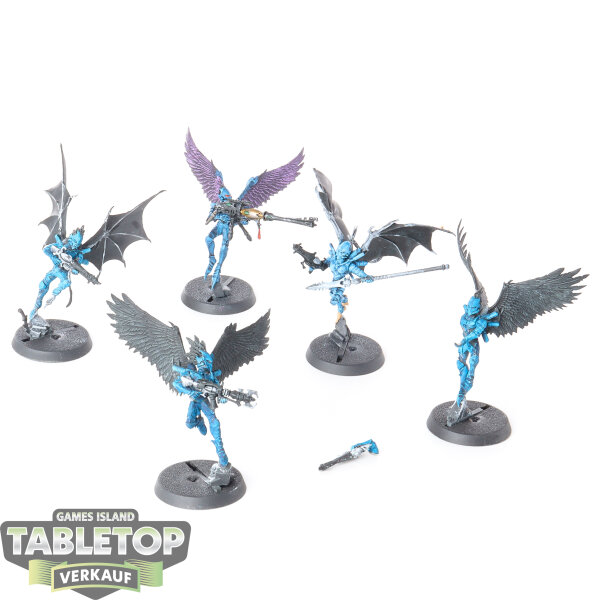 Drukhari - 5 Scourges - teilweise bemalt
