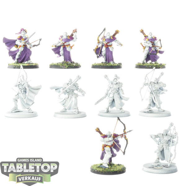 Stormcast Eternals - 10 x Vigilors - teilweise bemalt
