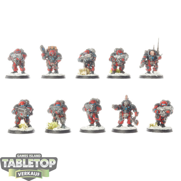Leagues of Votann - 10 x Hearthkyn Warriors - bemalt